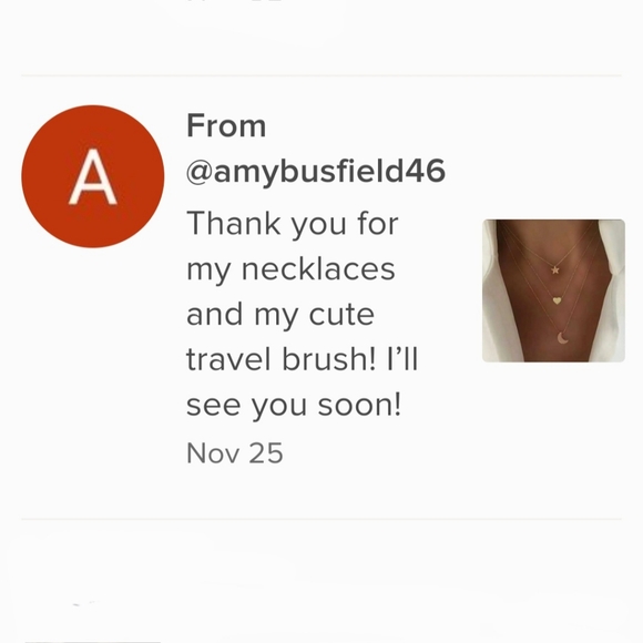 Layered Necklace Star Heart Crescent Moon Gold Tone - Picture 5 of 7